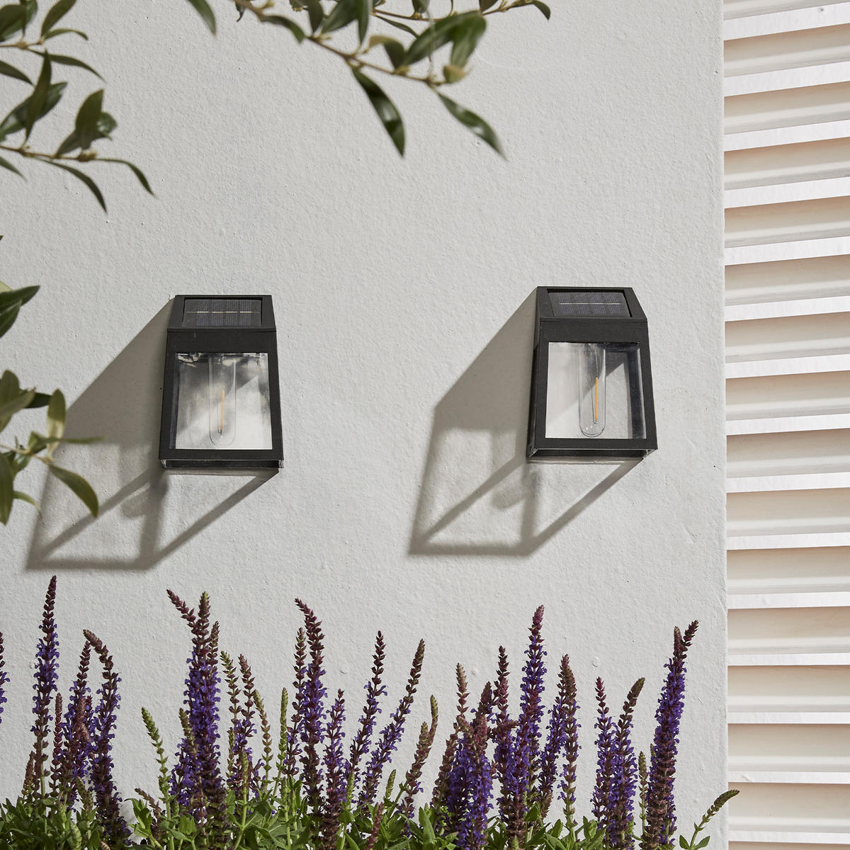 WANDLEUCHTE 3er Set 6.7/13.4/9.4cm - Schwarz, Kunststoff (6.7/13.4/9.4cm) - Luxform
