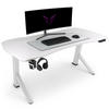 GAMING Tisch höhenverstellbar elektrisch 180x80 cm, Weiß - Weiß, Kunststoff (180/80/120cm) - Ultimate Setup