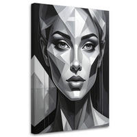 LEINWANDBILD Menschen & Charaktere 40x60cm - Schwarz, Textil (40/60cm) - Feeby