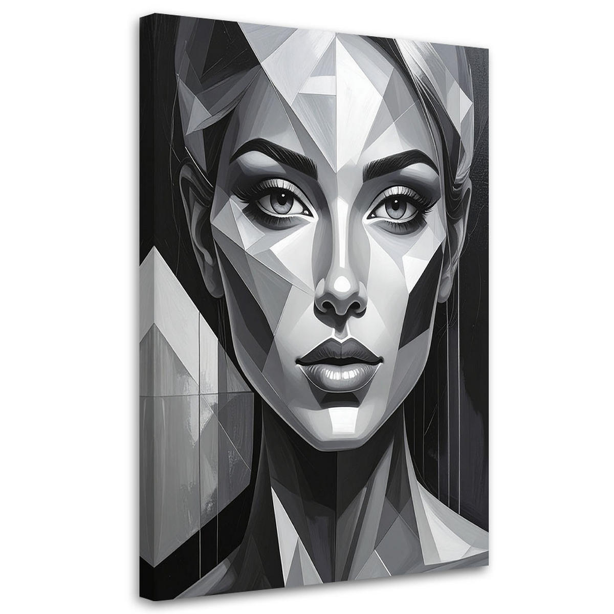 LEINWANDBILD Menschen & Charaktere 40x60cm - Schwarz, Textil (40/60cm) - Feeby