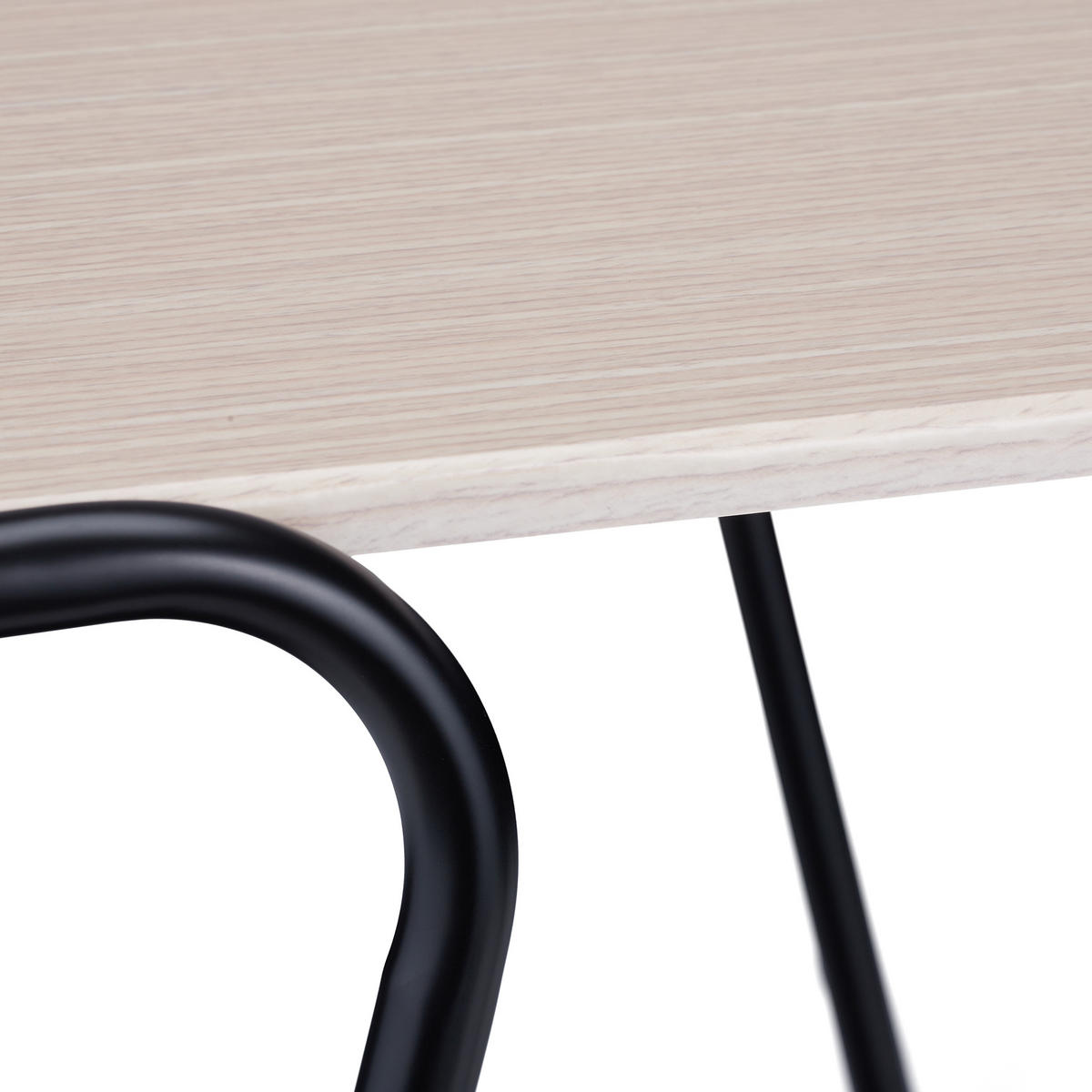 BEISTELLTISCH - Schwarz, Holzwerkstoff/Metall (35/45/55cm) - Relaxdays