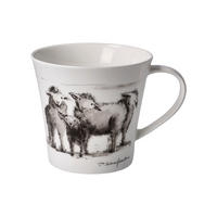 TEETASSE Peter Schnellhardt - Neugierige Horde, Fine Bone China, Bunt, 350 ml - Multicolor, Keramik (0.35L) - Goebel