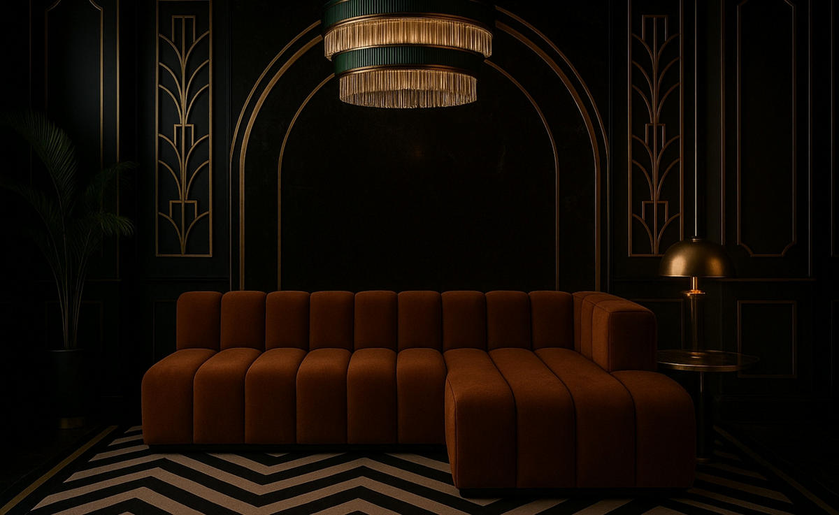 ECKSOFA GRAND L 295 cm, Stoff Salvador, Dunkelbraun, Rechts - Dunkelbraun, Holz (295/179cm) - Kaiser Möbel