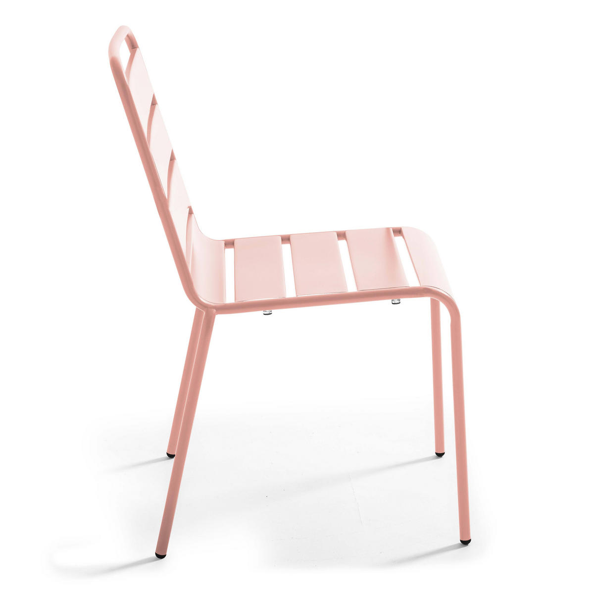 GARTENSTUHL, Rosa - Pink, Metall (42/83/53cm) - Oviala
