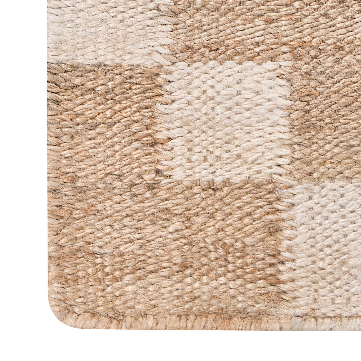 MATTA ljusbeige 160/230 cm jute Beed - Beige, Textil (160/230cm) - Beliani