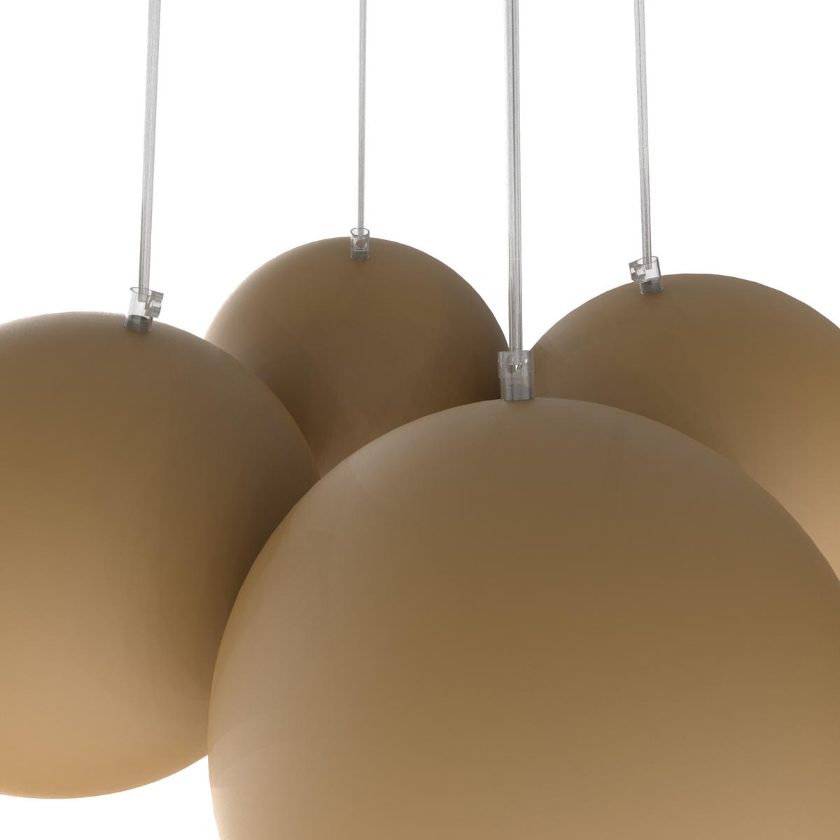 HÄNGELEUCHTE - Goldfarben, Metall (25/25/20cm) - Lumicom