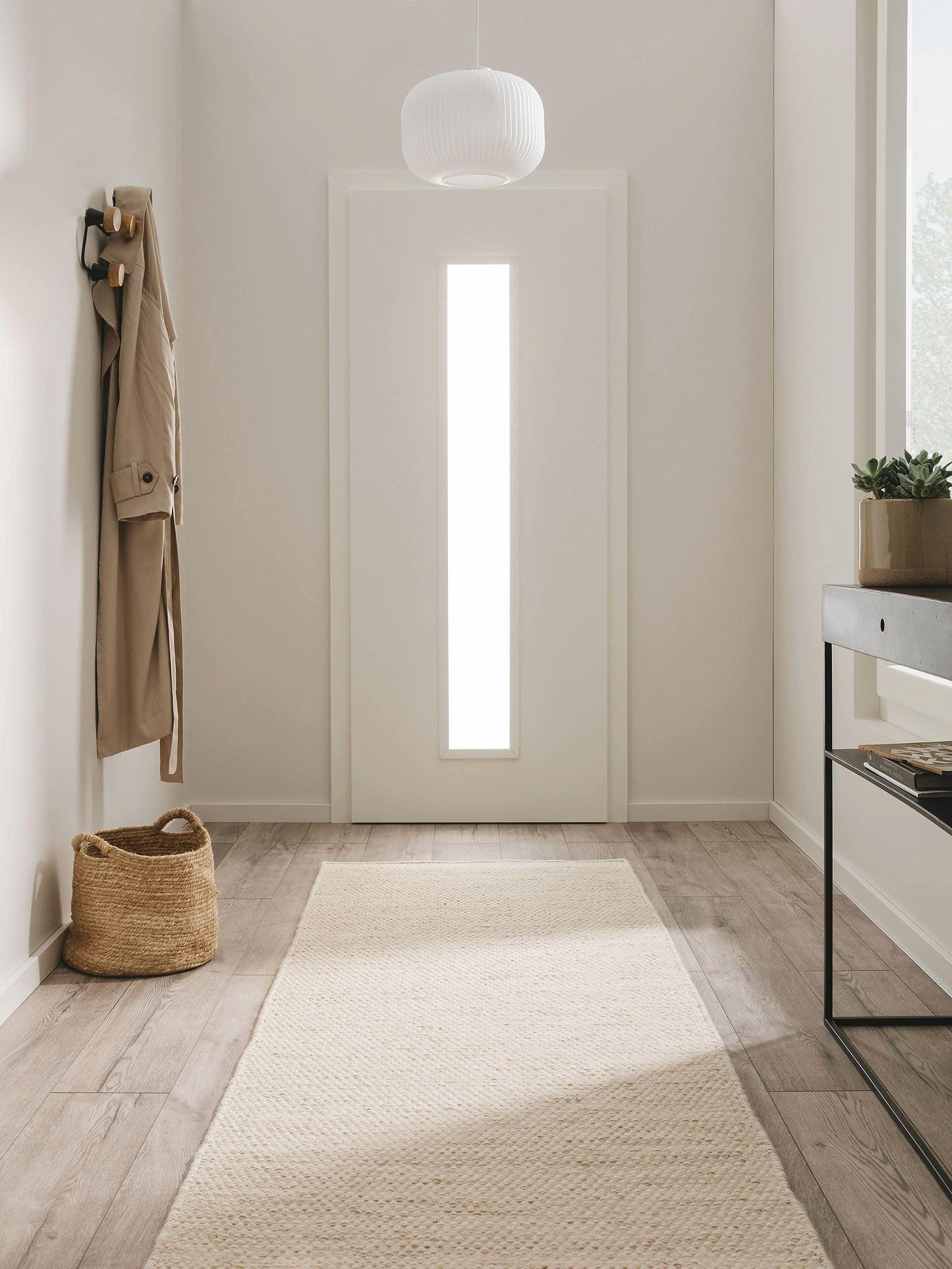 WOLLTEPPICH-LÄUFER Rocco Cream 70x200 cm - Creme, Textil (70/200cm) - benuta Pure