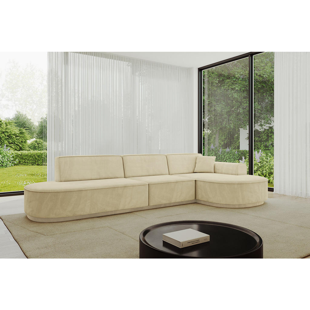 Thumbnail - Altdecor Ecksofa, Beige, Textil, 4-Sitzer, 317x163 cm, Wohnzimmer, Sofas & Couches, Wohnlandschaften, Ecksofas