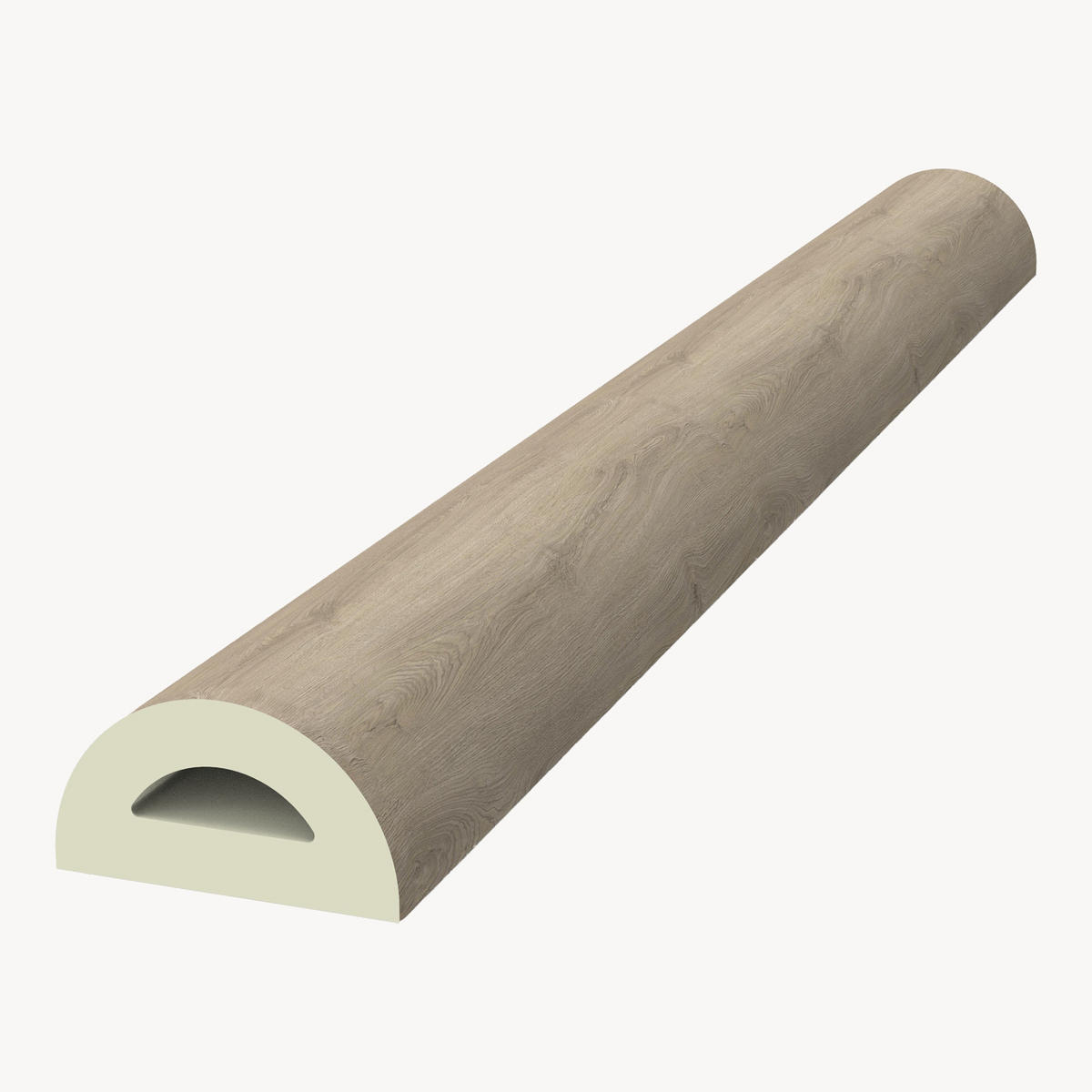 TREPPENVERKLEIDUNG-SET 2 TLG. Bunschoten - Hellbraun, Kunststoff (120/32cm) - NEU.HOLZ