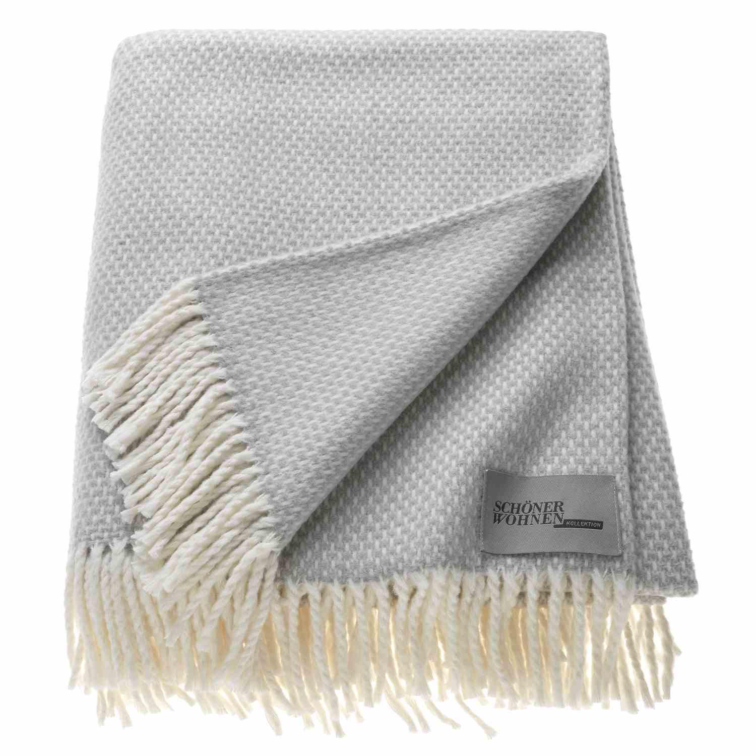 TAGESDECKE ZEN - Hellgrau, Textil (140/200cm) - Schöner Wohnen