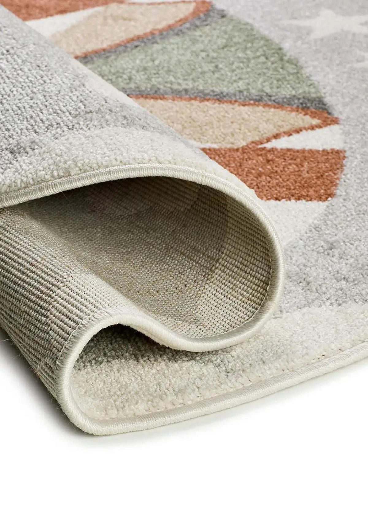 KINDERTEPPICH Grau Beats 120/120 cm - Grau, Naturmaterialien/Textil (120/120cm) - Atticgo