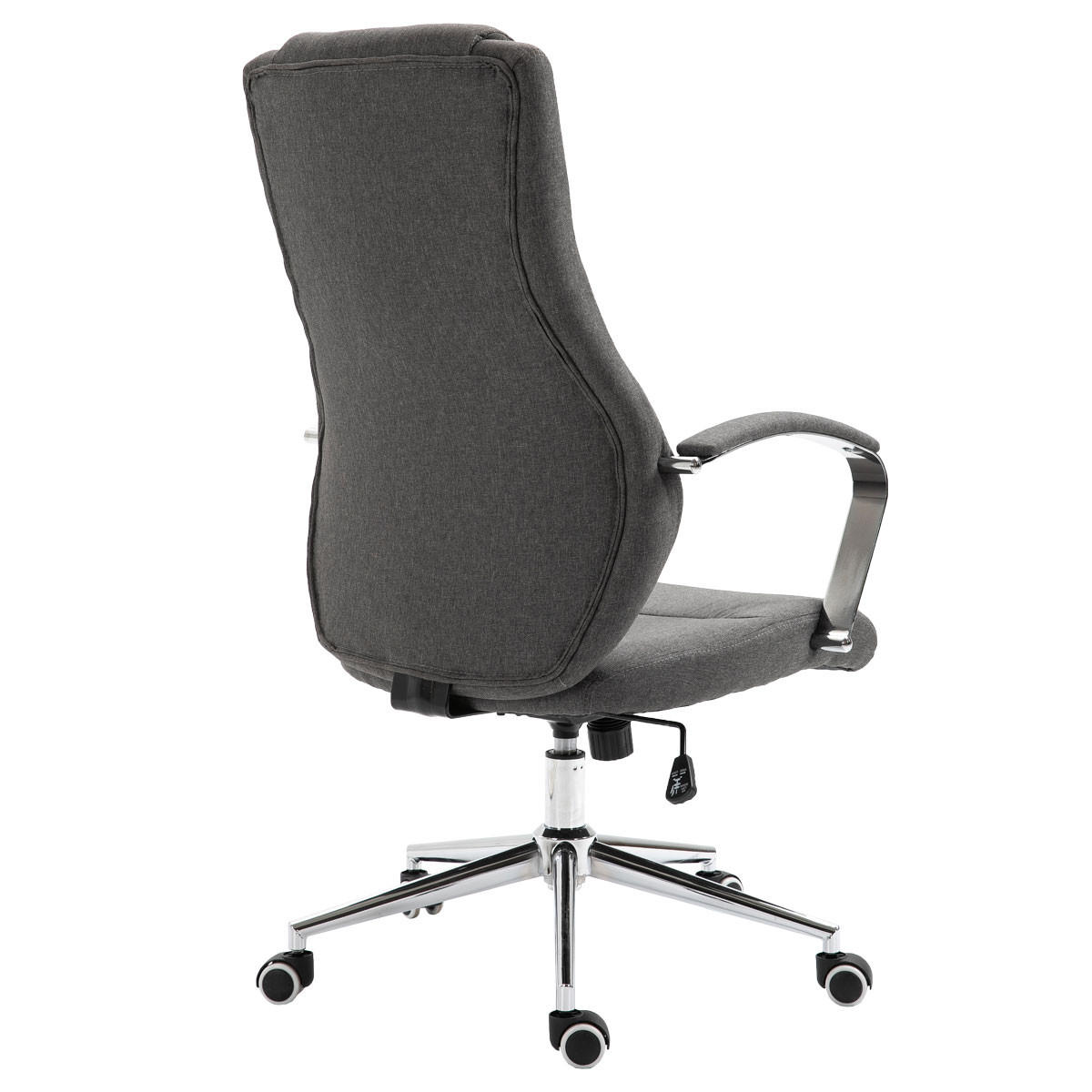 DREHSTUHL MELLOW Stoffbezug Dunkelgrau - Dunkelgrau, Textil (64/113/56cm) - SVITA