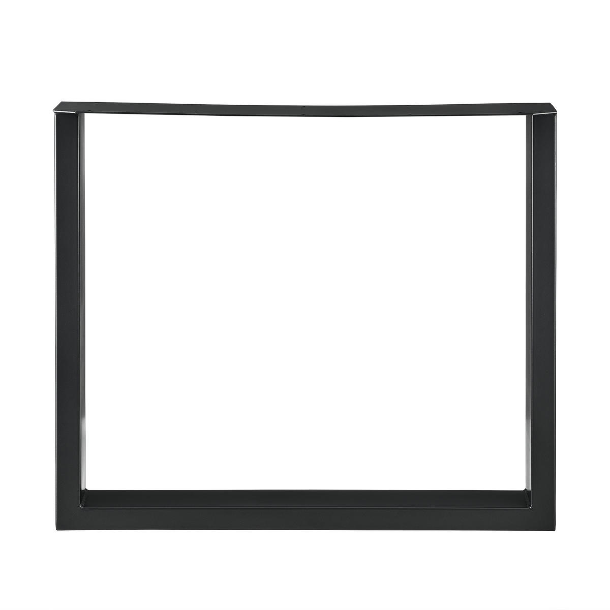 SADA STOLOVÉHO PODSTAVCE, 2 KS, Makers - černá, kov (80/72/8cm) - [en.casa]