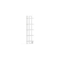 ECKREGAL Alice Weiß - Weiß, Holzwerkstoff/Metall (45/180/22cm) - Decorotika