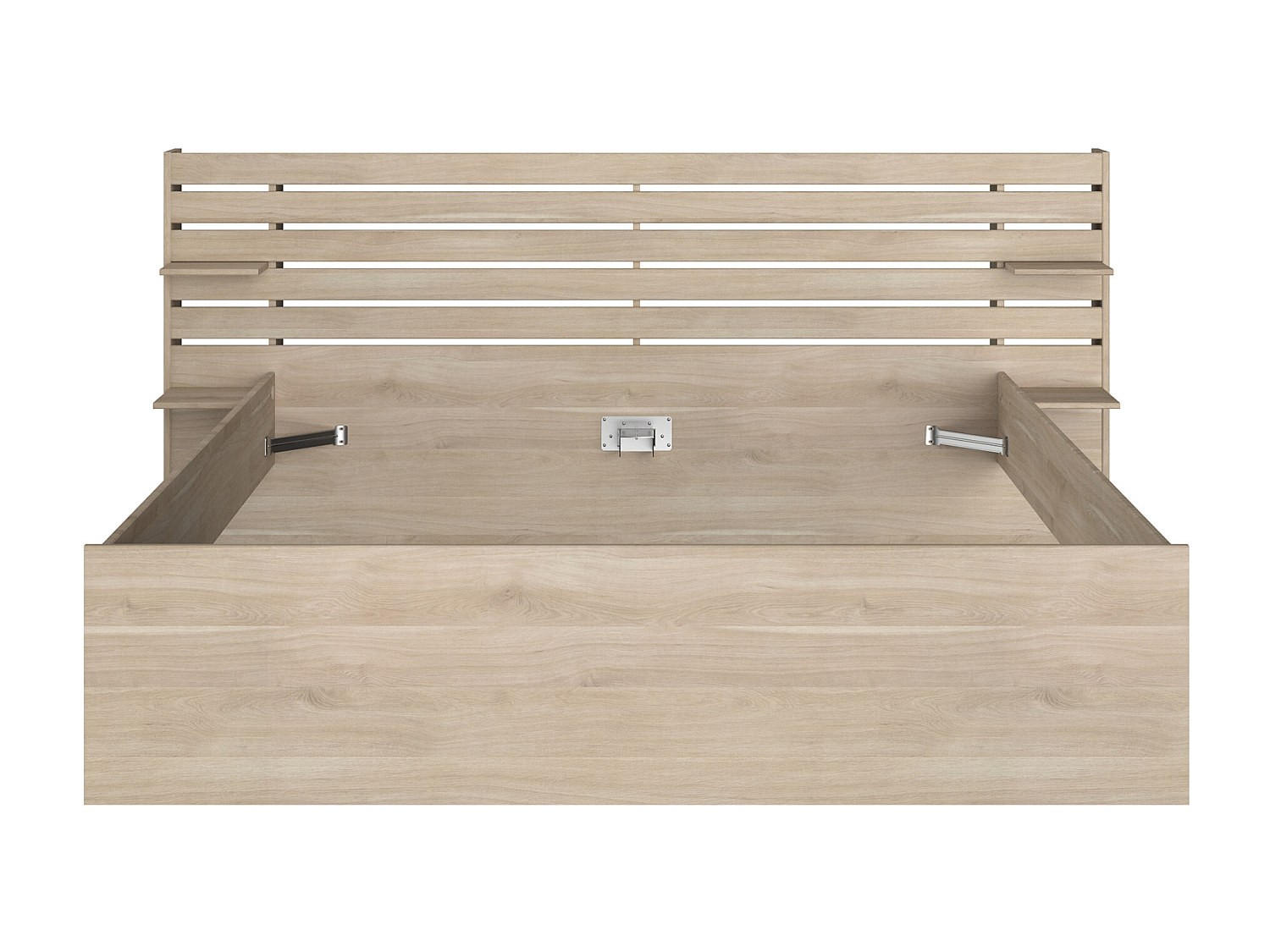 BETTRAHMEN - 2 Personen - Holz, Platte - Naturfarben Hell - - Naturfarben, Holz (180/200cm) - Vente-Unique