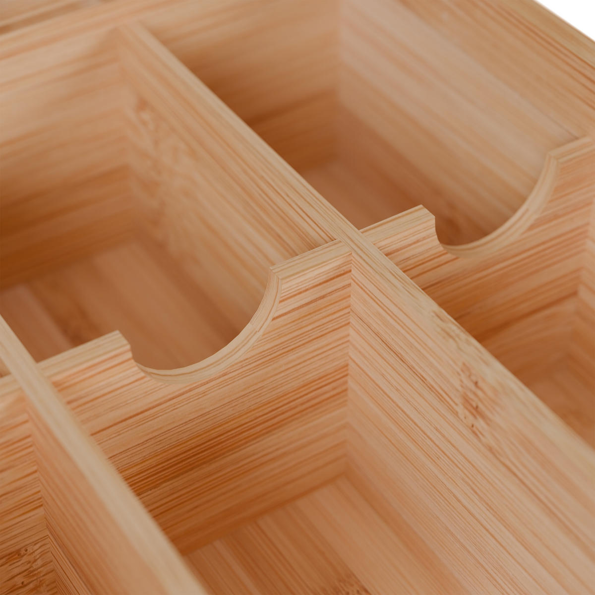 TEEBOX - Hellbraun, Holz/Kunststoff (22/9.5/21.5cm) - Relaxdays