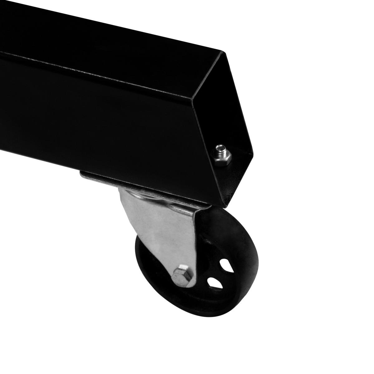 WERKSTATTKRAN MOTORKRAN 1000kg - Schwarz, Metall (150/93/155cm) - Monstershop