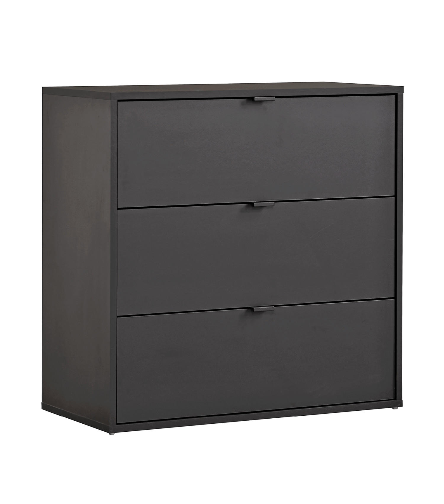 KOMMODE Die Stilvolle - Anthrazit, Holzwerkstoff (80/73/40cm) - Mokebo