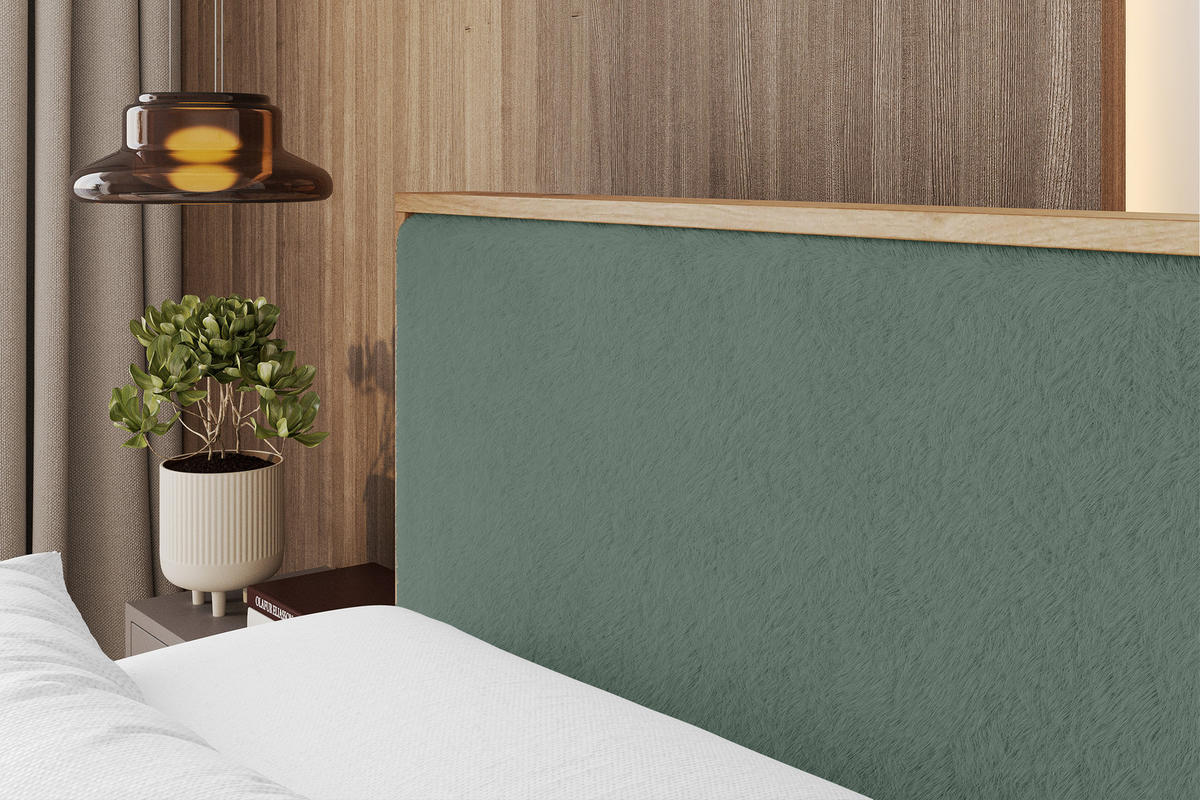 BOXSPRINGBETT LOLLI9 -Z-KING 160x200 - H3/H4 Grün - Grün, Holzwerkstoff (160/200cm) - ALTDECOR
