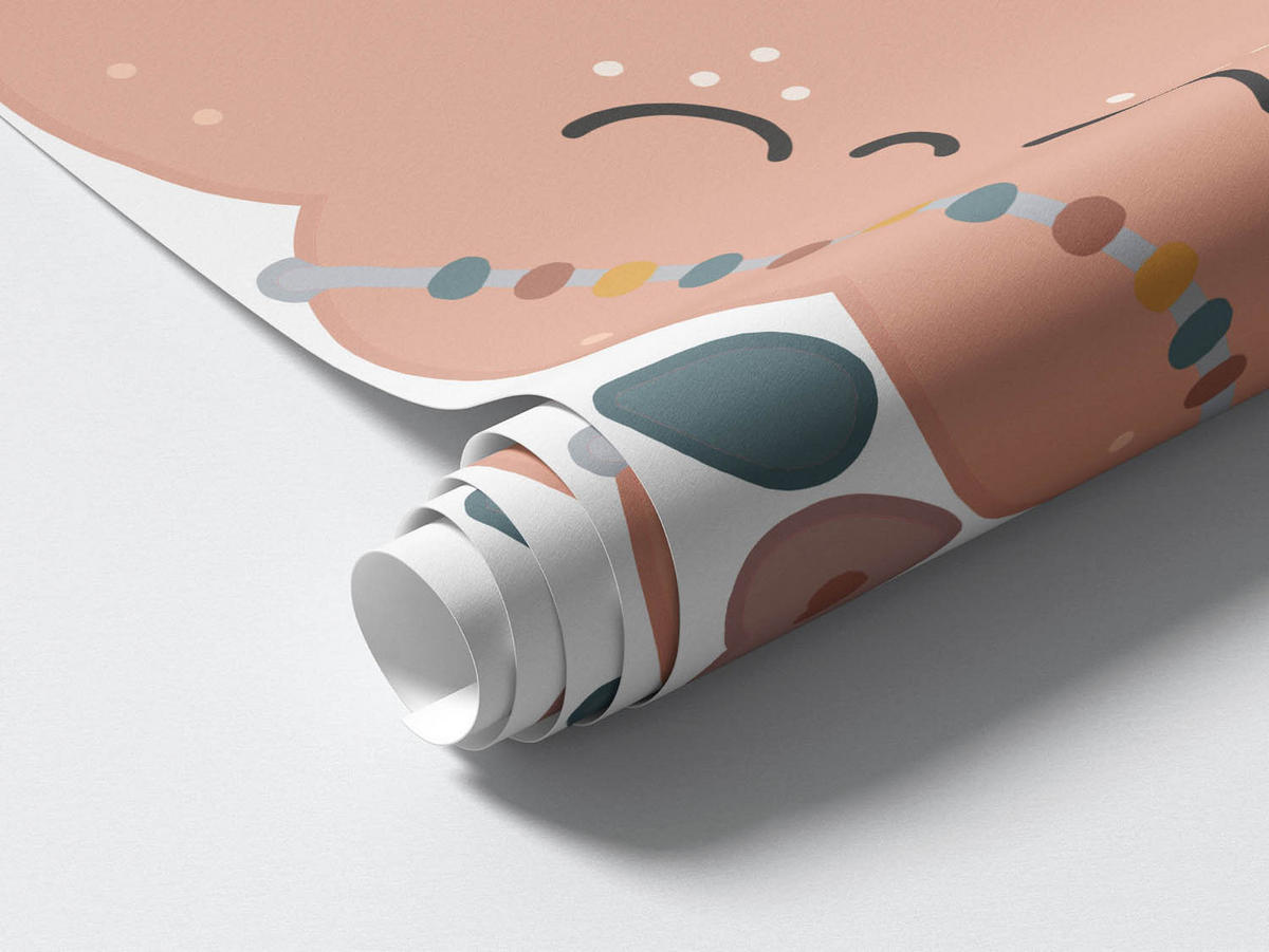 WANDAUFKLEBER 130x215cm - Elemente des Himmels - Multicolor, Kunststoff (130/215/0.1cm) - Wallfluent