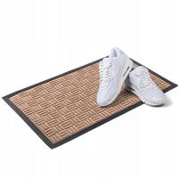 FUSSMATTE 60 x 40 cm, rechteckig - Braun, Kunststoff (60/40cm) - KADAX