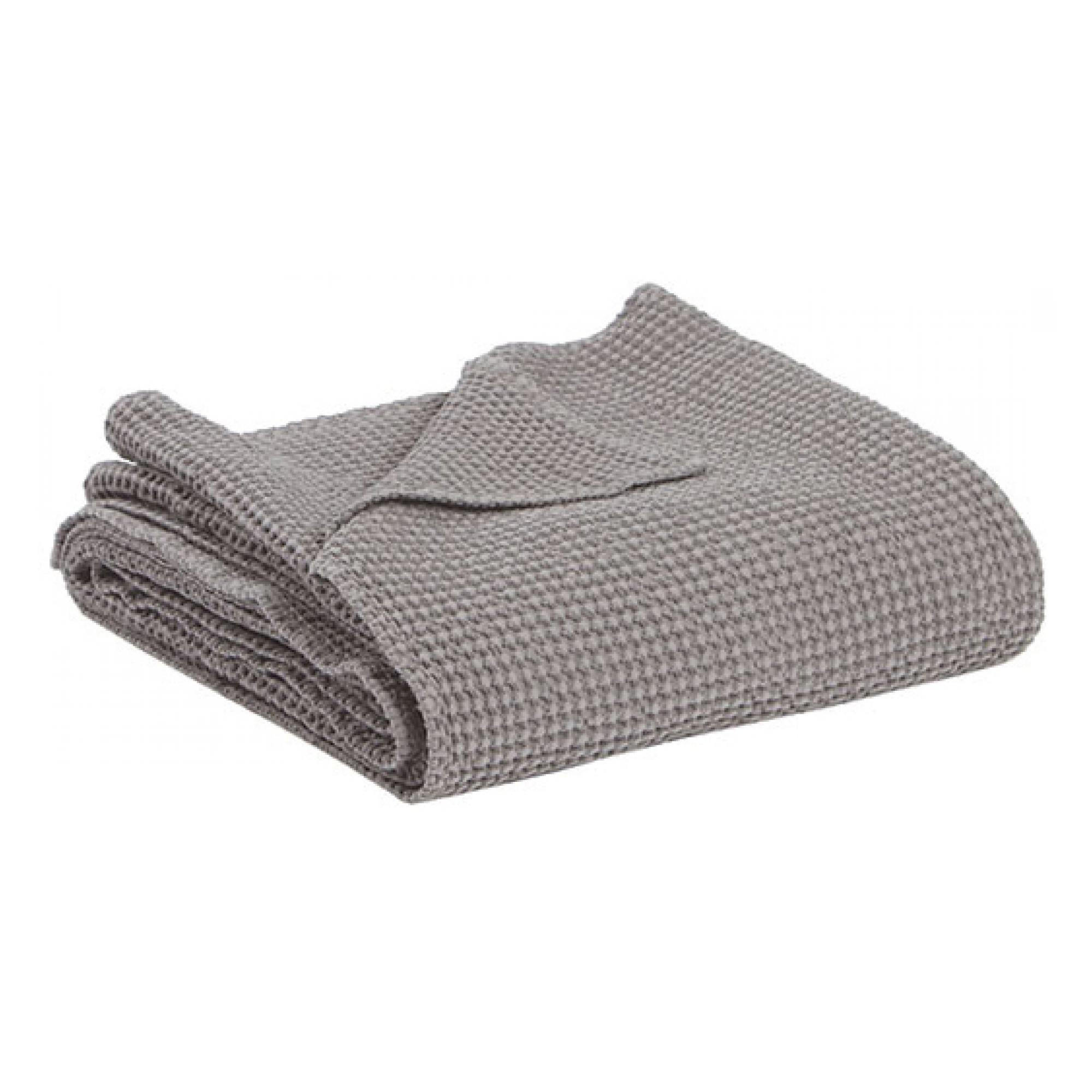 PLAID Maia gewittergrau 140 x 200 cm - Grau, Textil (140/200cm) - Vivaraise