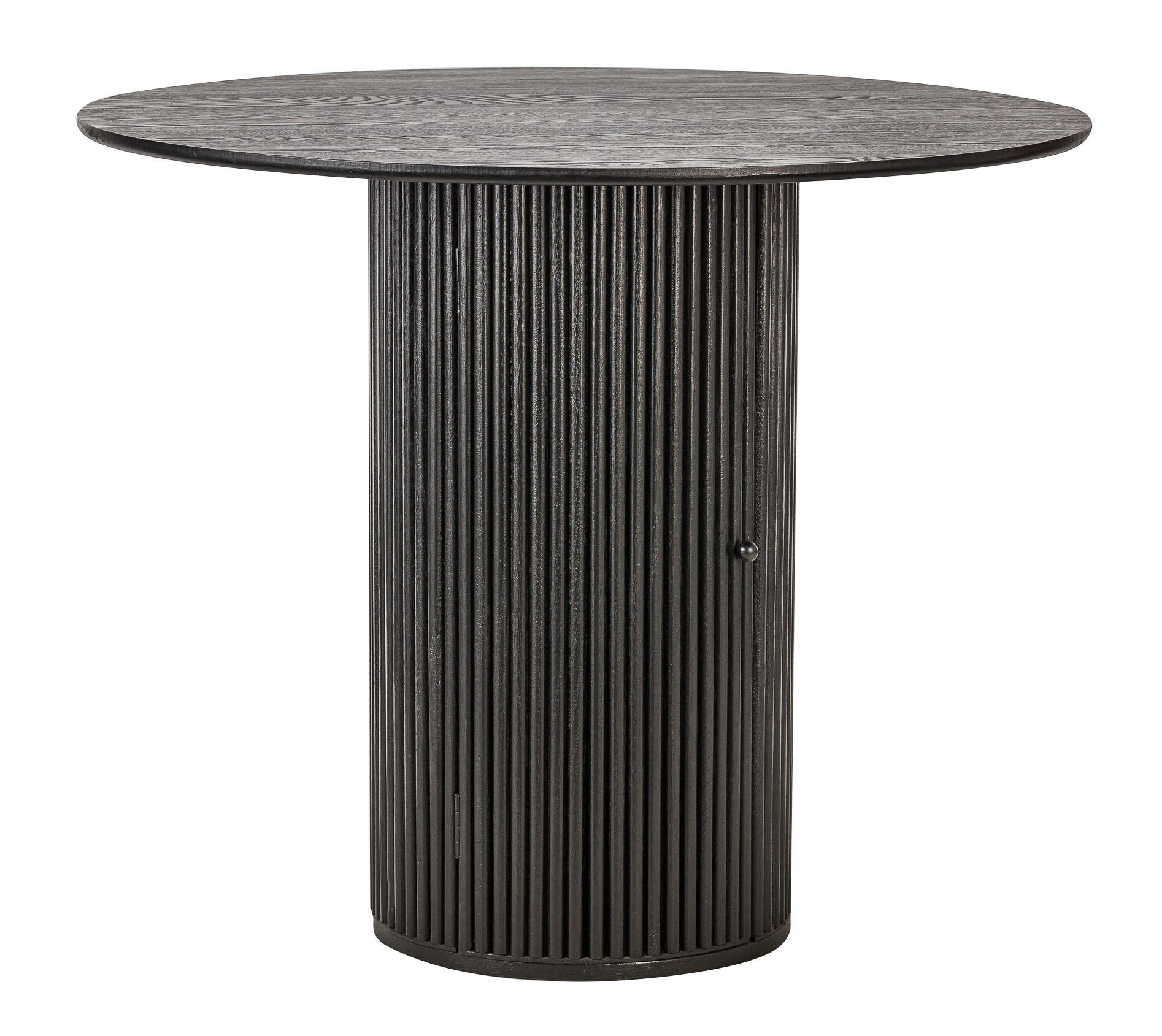 ESSTISCH Rund Schwarz 90 x 90 x 75 (cm) - Schwarz, Holz (90/90/75cm) - Nordlys