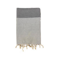 HAMAMTUCH Mikanda Grau 100x200 190g/m² - Grau, Textil (100/200cm) - LE COMPTOIR DE LA PLAGE