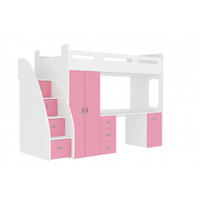 KINDERBETT Zuzia plus rosa - Rosa, Holzwerkstoff - roe furniture