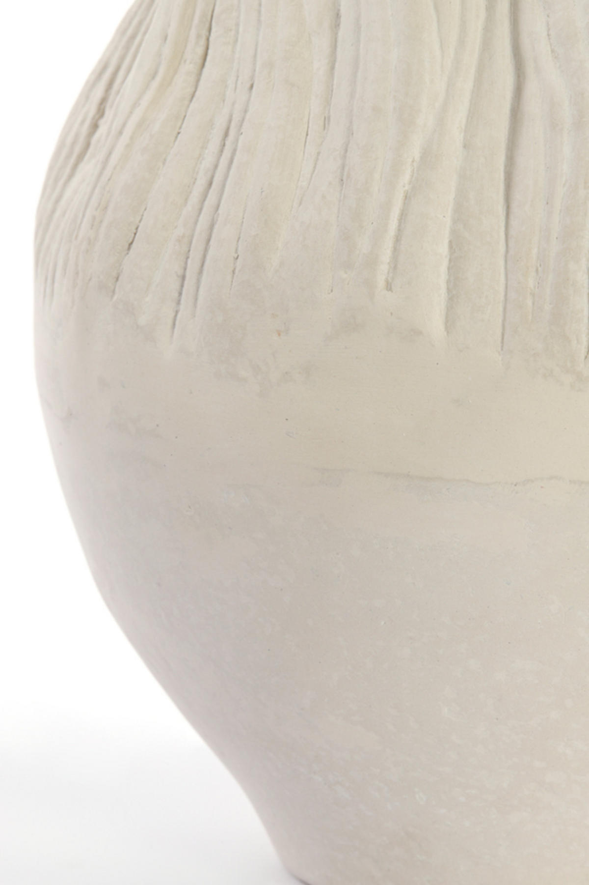 VASE Acda Weiß Ø39,5/41 cm - Weiß, Papier (41cm) - Light & Living