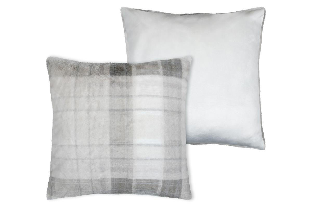 PLÜSCHKISSEN Scotland 60/60 cm - Grau, Textil (60cm)