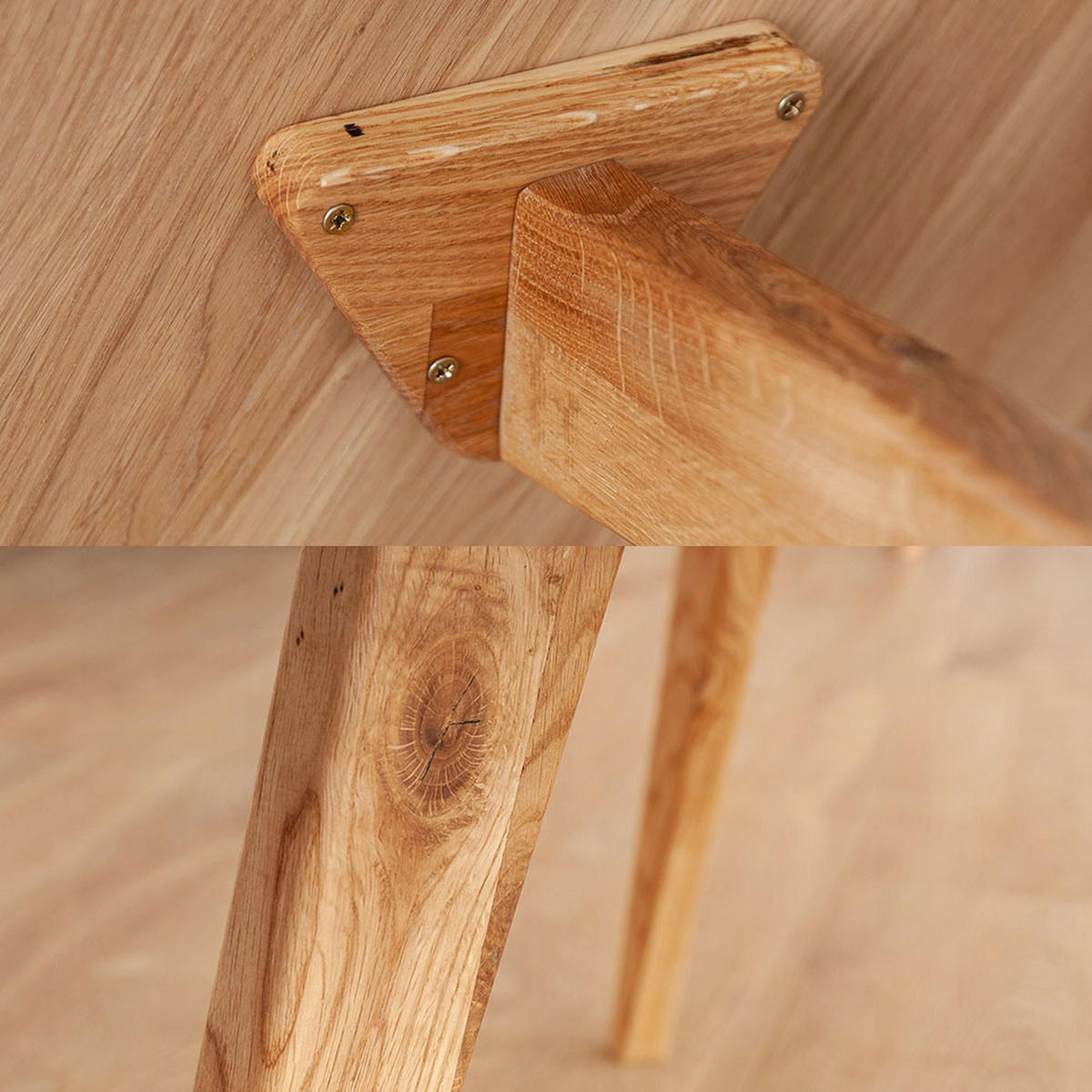 COUCHTISCH Orbetello Eiche Natur 90 / 90 / 48cm - Eichefarben, Holz (90/90/48cm) - Feldmann-Wohnen