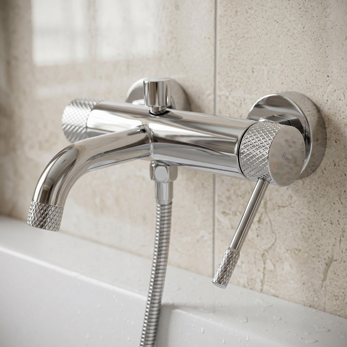 WANNENARMATUR Rea Venti Chrome - Chromfarben, Metall (10/10/23cm) - REA