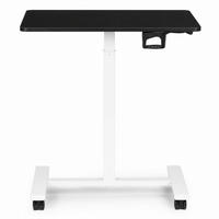 SCHREIBTISCH MILO Schwarz - Weiß - Schwarz/Weiß, Holzwerkstoff (48/71/71.5cm) - Mat-Haus