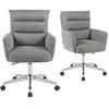 BÜROSTUHL Mika-Svenja - Chromfarben/Grau, Textil/Metall (59/91/66cm) - DUBI Möbel