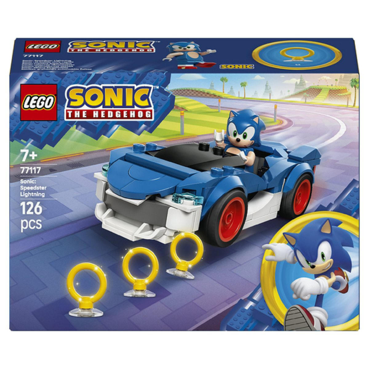 Lego Klemmbausteine Blau 14.1x6.1x19.1 cm