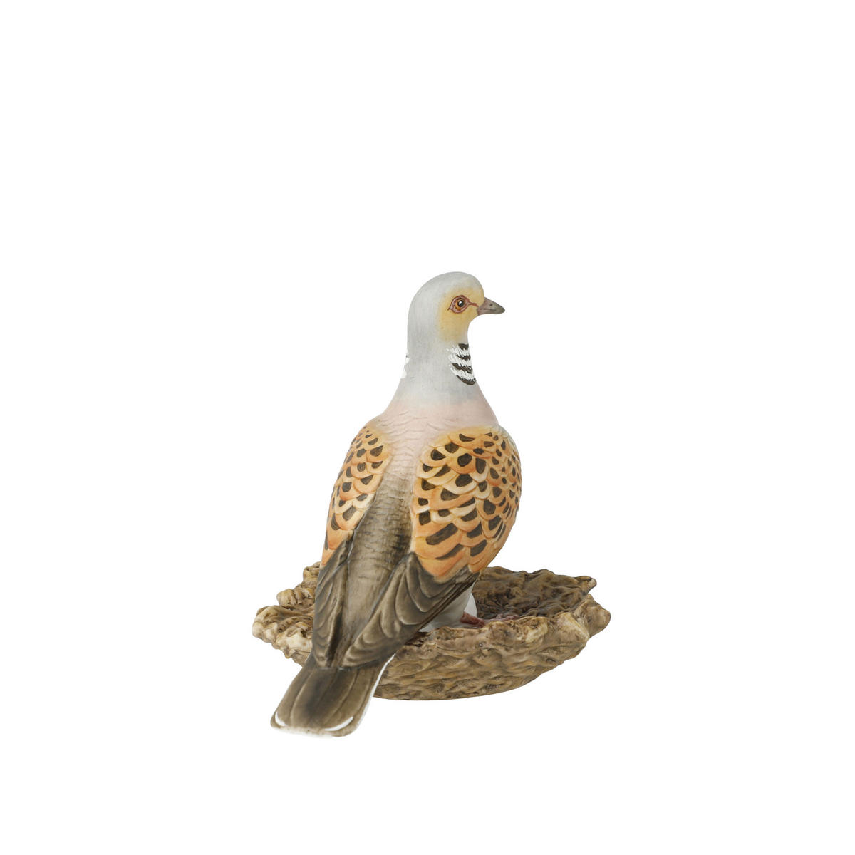 SKULPTUR Turteltaube Klein, Vogel des Jahres 2020, Porzellan, Bunt, 9.5 cm - Multicolor, Keramik (8.5/9.5/12cm) - Goebel