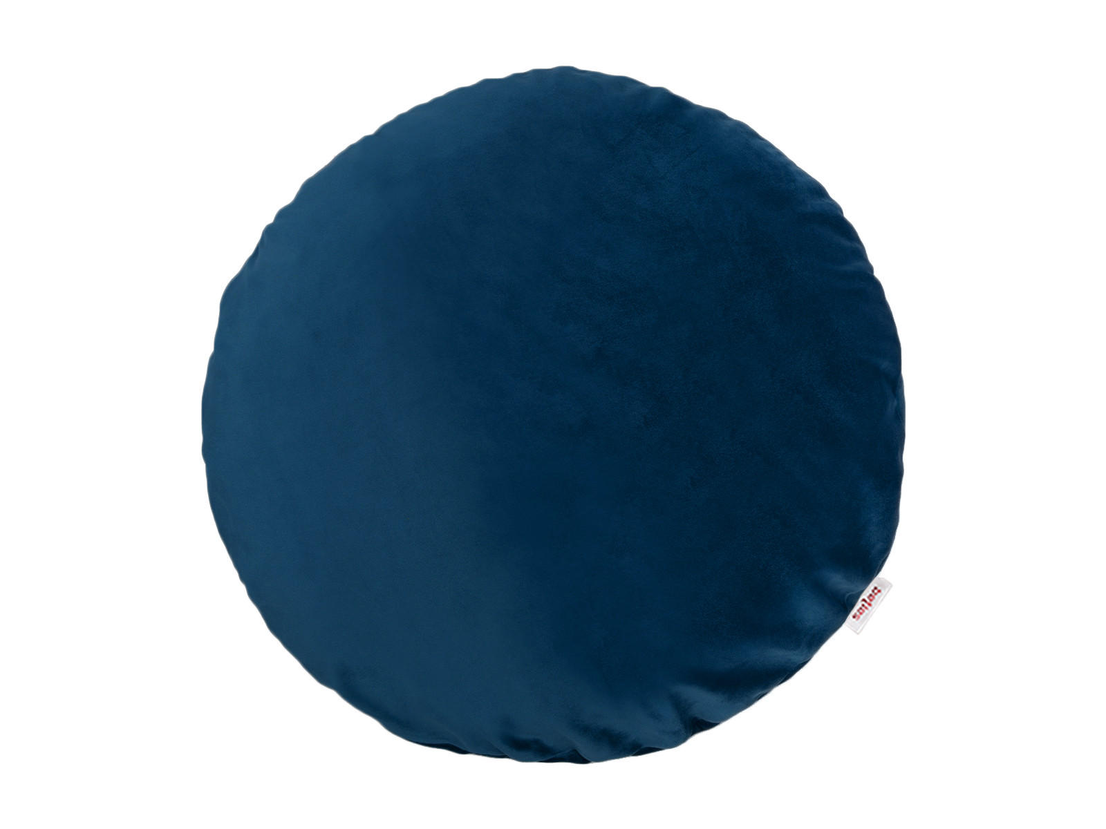 KISSENHÜLLE Rund Samt&Sonders admiral-blau 40 cm Ø - Blau/Dunkelblau, Textil (40/40cm) - beties Heimtextil