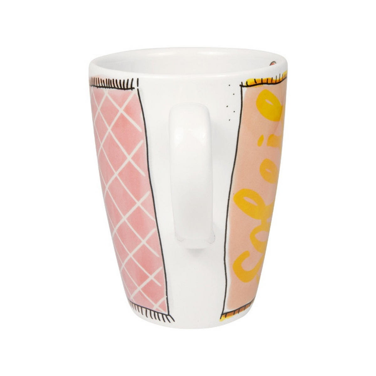 XL-BECHER Beach Babe in Bunt - 500 ml - Multicolor, Keramik (0.5L) - Blond Amsterdam