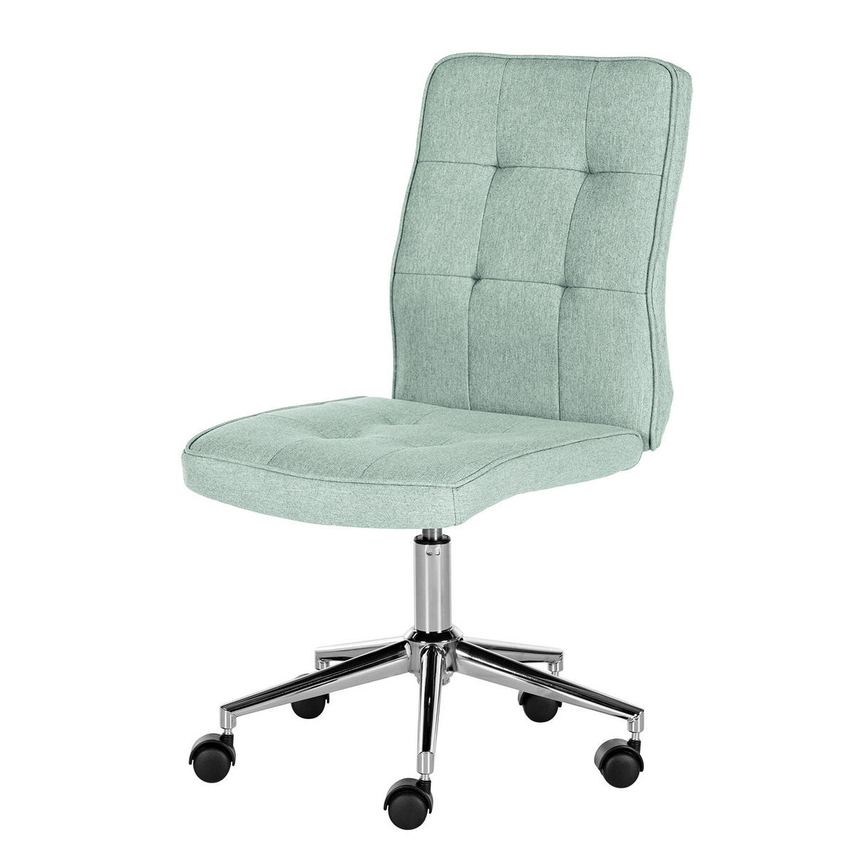 BÜROSTUHL - Mintgrün, Textil/Metall (46/91/62cm) - home24