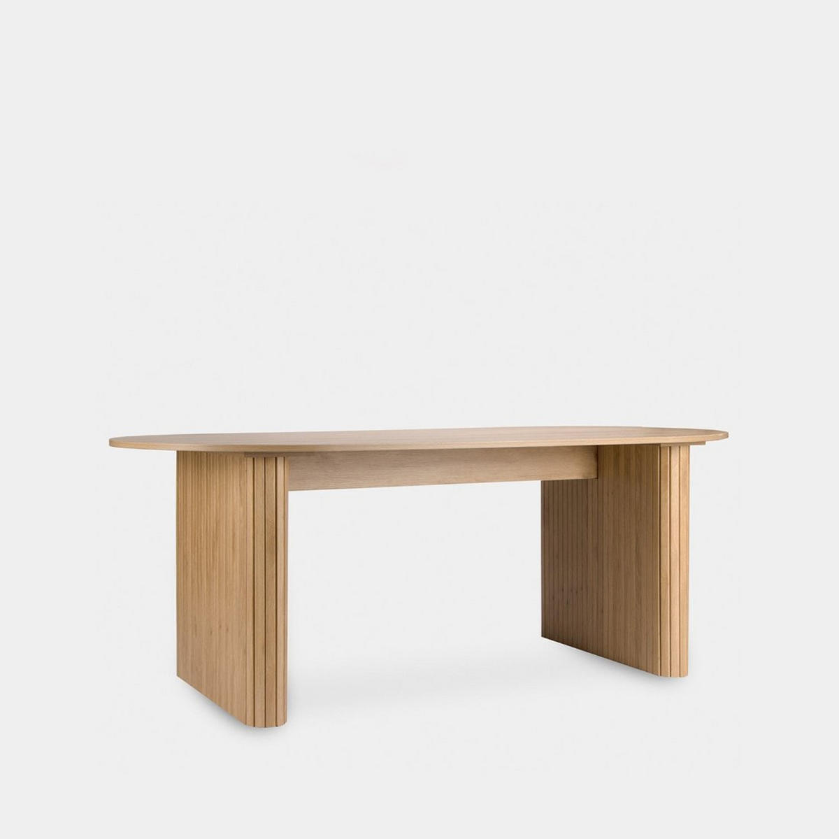 ESSTISCH Breda Natürlich 200 cm x 75 cm - Naturfarben, Holzwerkstoff (90/200/75cm) - Klast Home