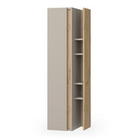 SKŘÍŇKA DO KOUPELNY Edelin Kašmír - kašmírová/světle šedá, kompozitní dřevo (35/120/32cm) - Vicco