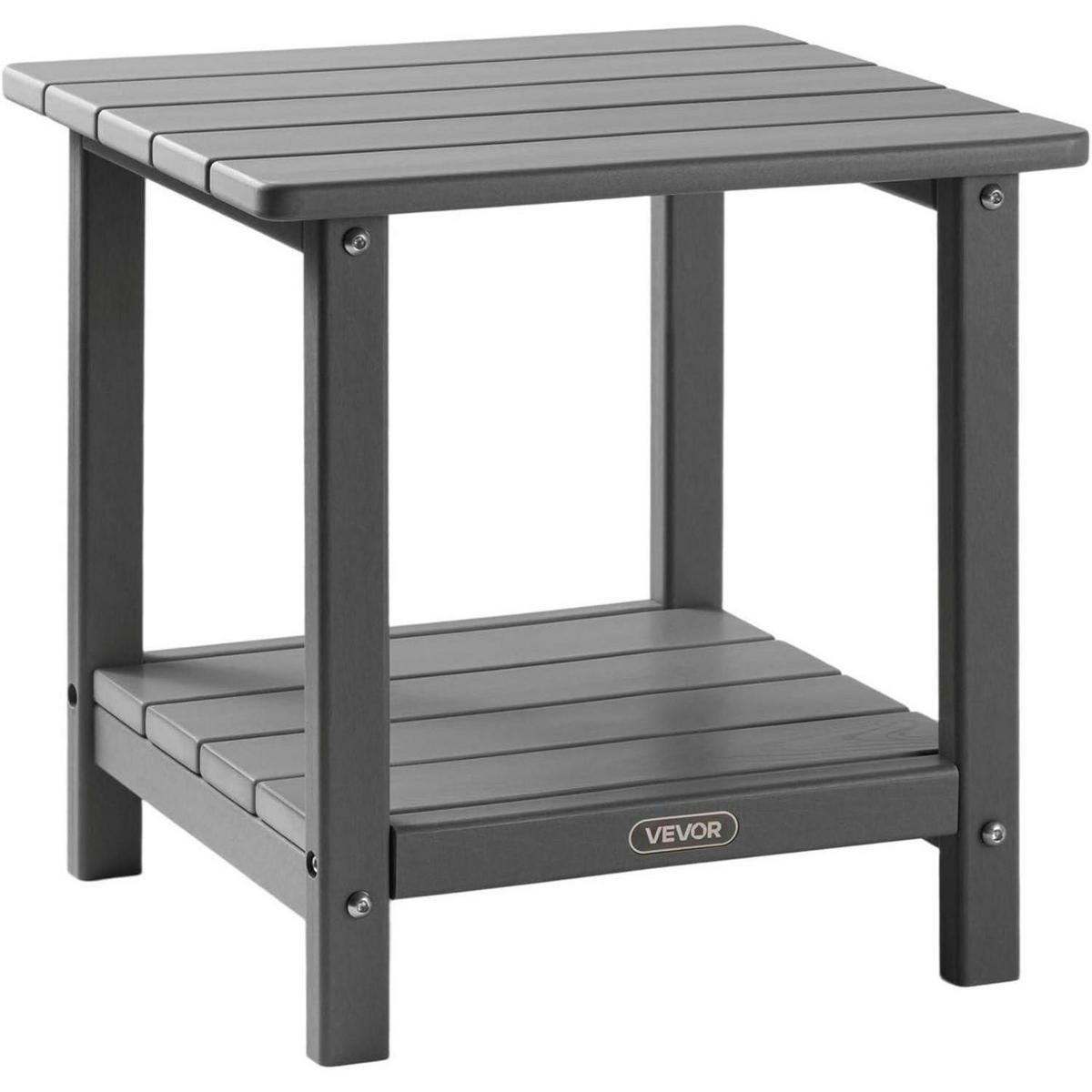 BEISTELLTISCH Kunststoff Grau 45 x 38 x 44 cm - Grau, Kunststoff (38/45/44cm)
