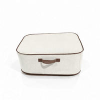 HOCKER NUMA Weiß - Creme/Weiß, Kunststoff/Textil (75/35/75cm) - Coco Lounge