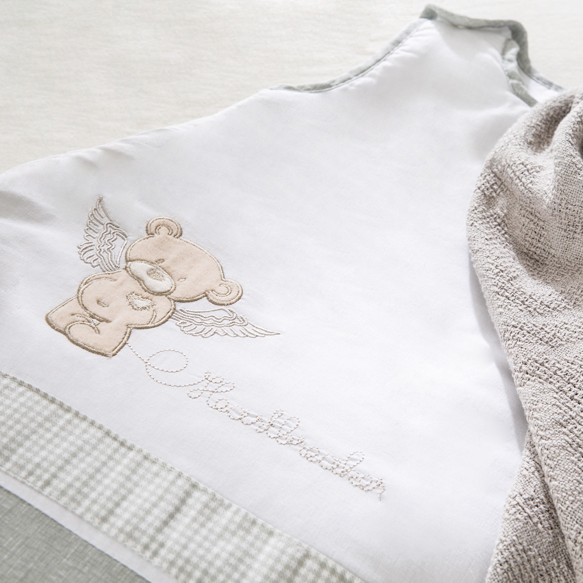 SCHLAFSACK - Heartbreakerbär - Länge 70cm - Weiß, Textil (45/70cm) - Roba