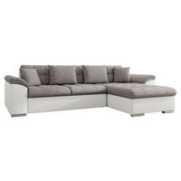 ECKSOFA Diana, Seite: Rechts - Weiß, Holz/Textil (280/160cm) - MIRJAN24