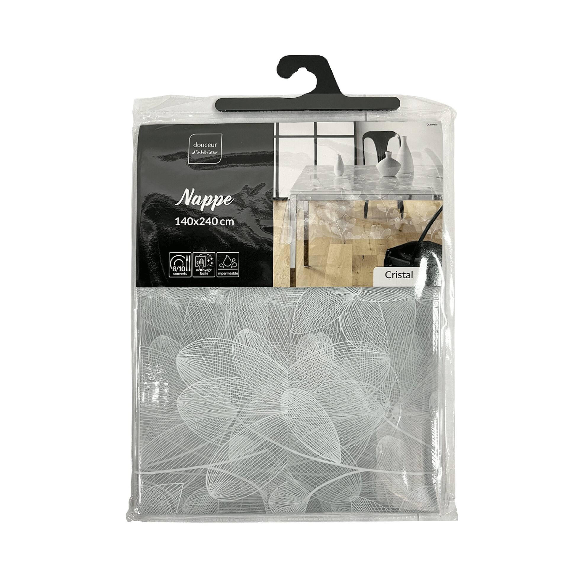 TISCHDECKE Danela Ø 140 cm - Transparent, Kunststoff (140/240cm) - Douceur d´intérieur