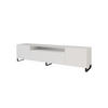 LOWBOARD ELIO-S 200x53x41 cm - Weiß - Schwarz/Weiß, Holzwerkstoff (200/53/41cm) - ALTDECOR