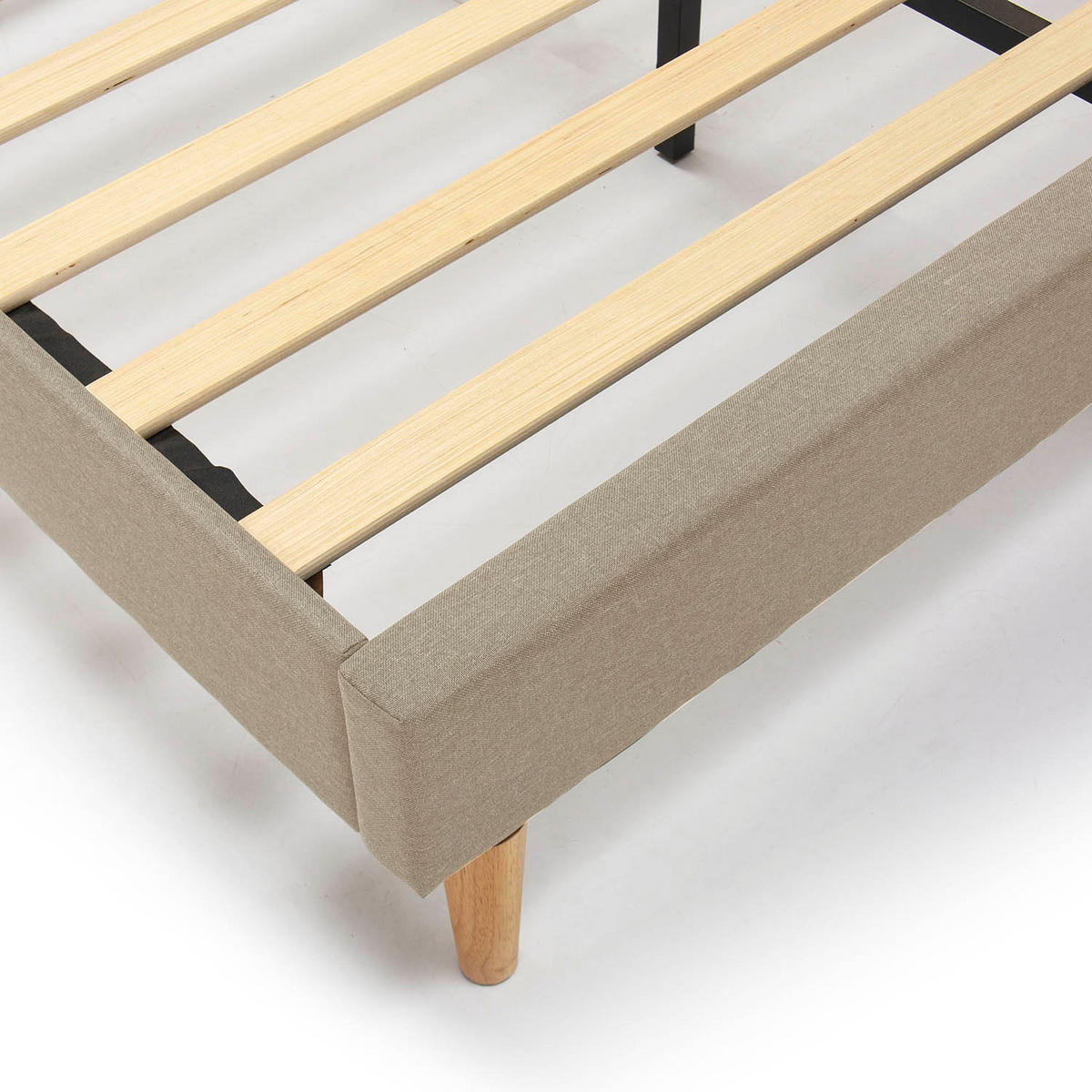 POLSTERBETT 90x190 cm Rosi, Beige - Beige, Textil (90/190cm) - VS Venta-stock