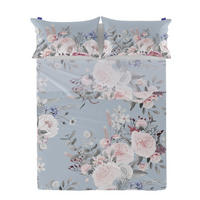 OBERBETTLAKEN soft bouquet 180x270 cm mehrfarbig - Multicolor, Textil (180/270cm) - Happy Friday
